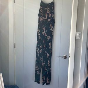 Black flower print jumper